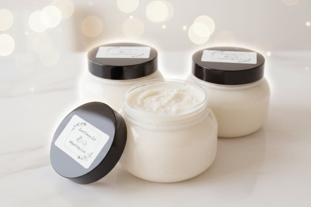 Sweet Orange Zest Whipped Sugar Scrub