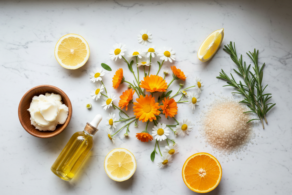 Sweet Orange Zest Whipped Sugar Scrub