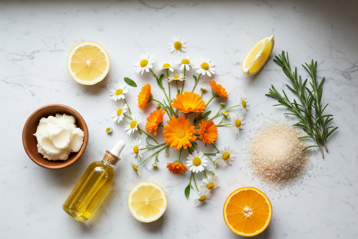 Sweet Orange Zest Whipped Sugar Scrub